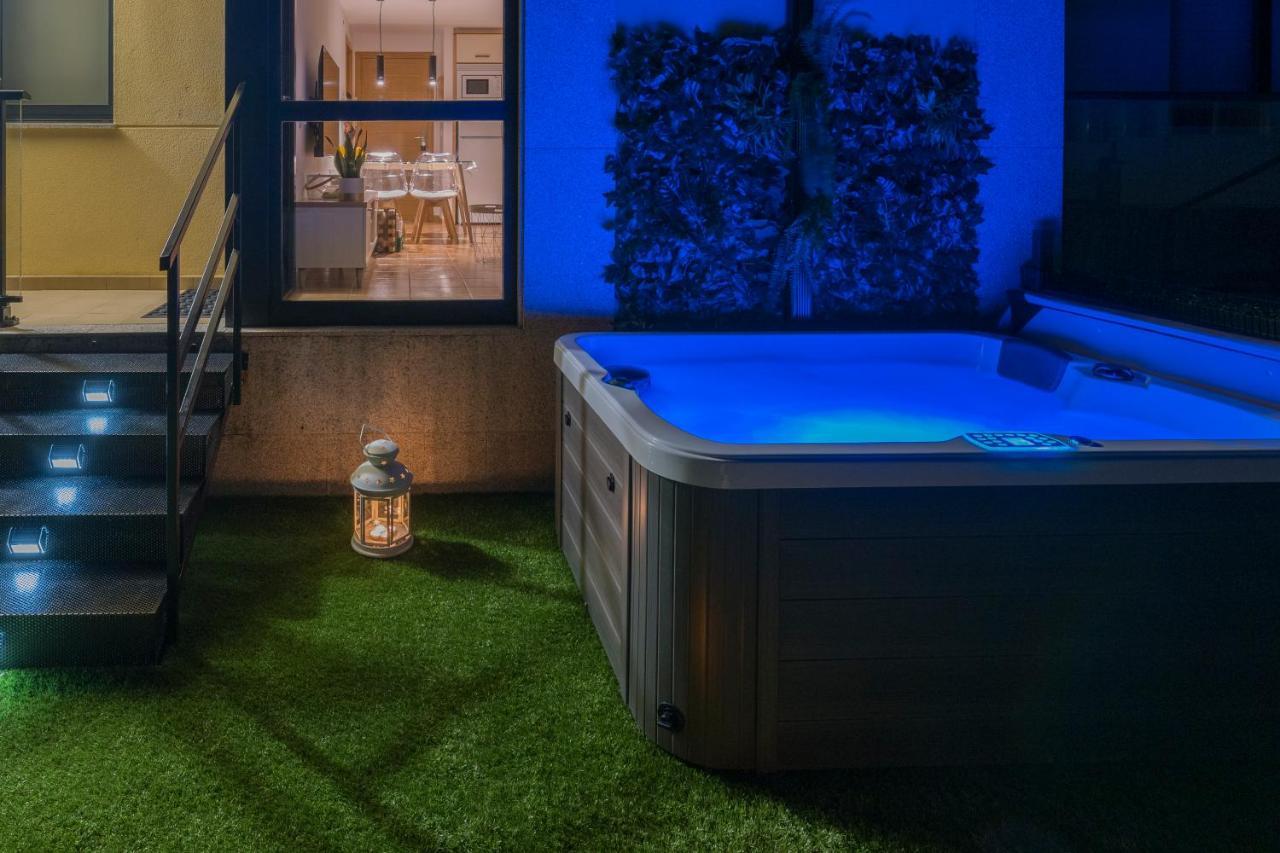Garden Fisterra - Jacuzzi, Jardin Privado Y Vista Marアパートメント エクステリア 写真