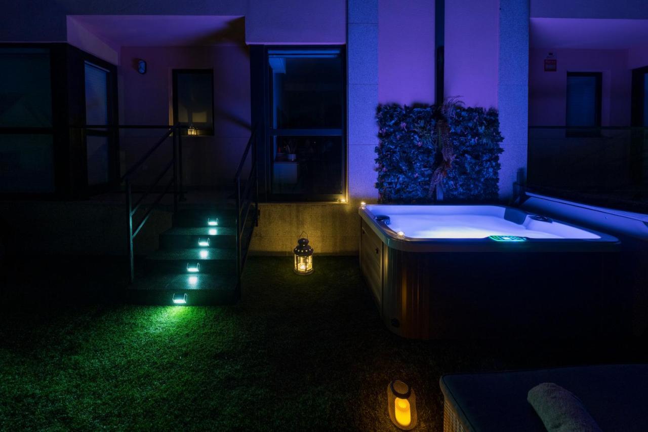 Garden Fisterra - Jacuzzi, Jardin Privado Y Vista Marアパートメント エクステリア 写真