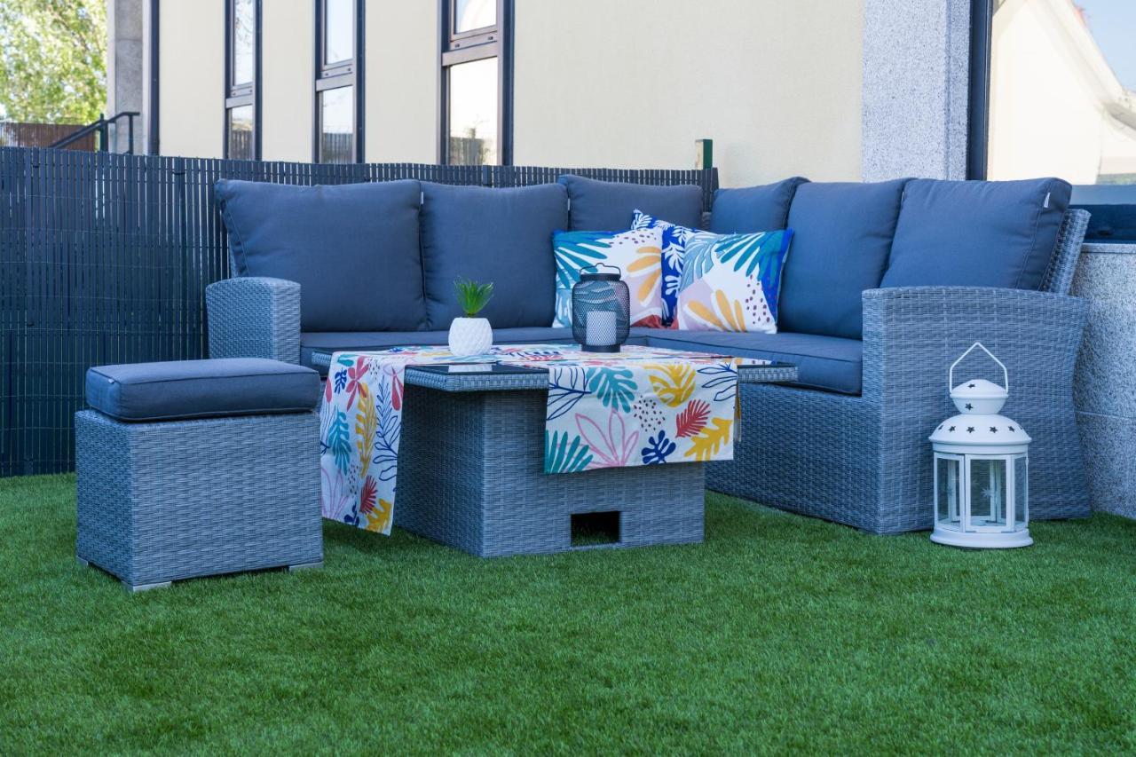 Garden Fisterra - Jacuzzi, Jardin Privado Y Vista Marアパートメント エクステリア 写真