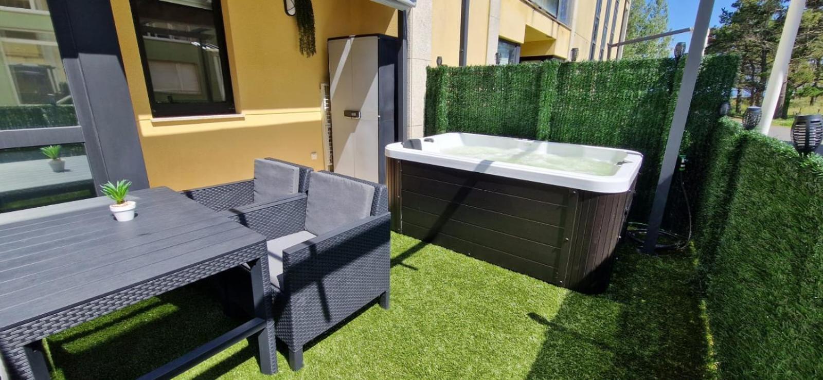 Garden Fisterra - Jacuzzi, Jardin Privado Y Vista Marアパートメント エクステリア 写真