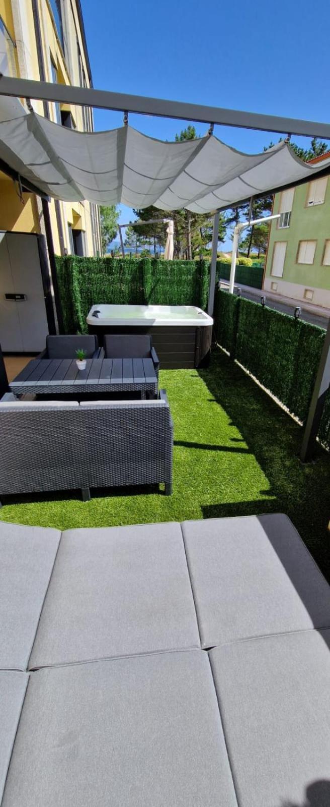 Garden Fisterra - Jacuzzi, Jardin Privado Y Vista Marアパートメント エクステリア 写真